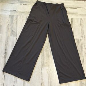 Old Navy.  Large. Wide-Leg gray yoga pants